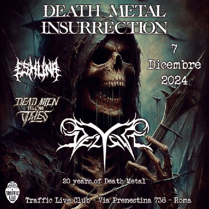 MetalWave Live-Report ::: «DEATH METAL INSURRECTION» Delyria + Dead Men Tell No Tales + Eshuna