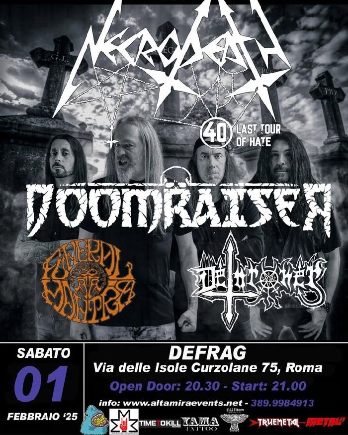 MetalWave Live-Report ::: «NECRODEATH - 40 LAST TOUR OF HATE» NECRODEATH+Doomraiser+Funeral Mantra+Dethroner